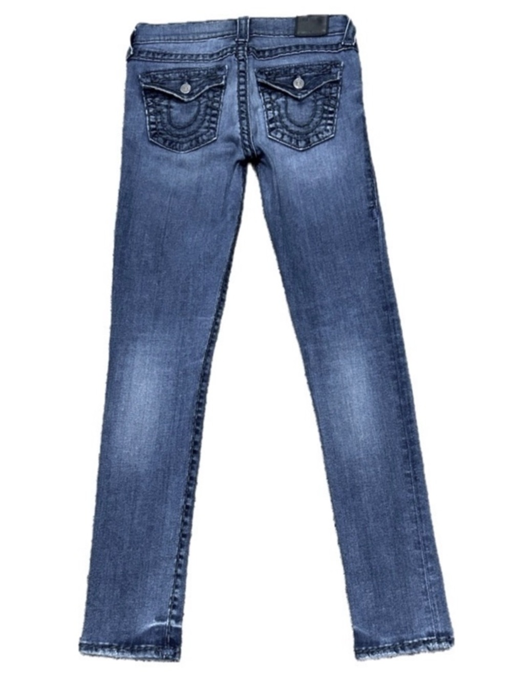 👖🛹 TRUE RELIGION Halle Cigarette Skinny Jeans | Y2K Streetwear Mid-Rise Sz 26